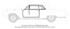 Weatherstrip w/Authentic OE Felts Kit for 1964 Chevy Chevelle 2-Door Hardtop - image 2