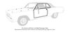 Weatherstrip w/Replacement Felts Kit for 1964 Chevy Chevelle Convertible - image 2