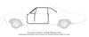 Weatherstrip w/Reproduction Felts Kit for 1966 Chevy Chevelle 2-Door Hardtop - image 2