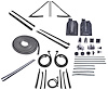 Weatherstrip w/Reproduction Felts Kit for 1967 Chevy Chevelle Convertible - image 1