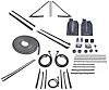 Weatherstrip w/Authentic OE Felts Kit for 1966 Chevy Chevelle Convertible