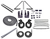 Weatherstrip w/Authentic OE Felts Kit for 1968 Chevy Chevelle 2-Door Hardtop
