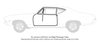 Weatherstrip w/Authentic OE Felts Kit for 1968 Chevy Chevelle 2-Door Hardtop - image 2