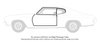 Weatherstrip w/Reproduction Felts Kit for 1970-1972 Chevy Chevelle 2-Door Hardtop - image 2
