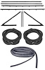 Weatherstrip w/Reproduction Felts Kit for 1966-1967 Chevy El Camino - image 1