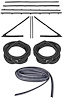Weatherstrip w/OE Style Felts Kit  for 1966-1967 Chevy El Camino