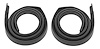 Roof Rail Weather Stripping Seals for 1966-1967 Buick Skylark, Chevy Chevelle, Malibu, Olds Cutlass & Pontiac GTO, Lemans 2-Door - image 1