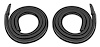 Roof Rail Weather Stripping Seals for Select 1969-1972 GM A-Body Vehicles - image 1