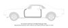 Door Frame Weatherstrip Seals for 1967 Chevrolet Camaro & Pontiac Firebird - image 2
