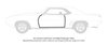 Door Frame Weatherstrip Seals for 1968-1969 Chevrolet Camaro & Pontiac Firebird - image 2
