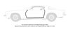 Door Frame Weatherstrip Seals for 1970-1981 Chevrolet Camaro & Pontiac Firebird - image 2