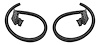 Rear of Door Frame Seals for 1993-2002 Chevrolet Camaro & Pontiac Firebird - image 1