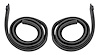 Roof-Rail Weather Stripping Seals for 1967 Chevrolet Camaro & Pontiac Firebird Coupe Models - image 1