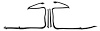 T-Top Weatherstrip Seal Set for 1978-1981 Chevrolet Camaro & Pontiac Firebird Coupe