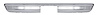 Rear Bumper Fits Select 1967-1987 Chevrolet & GMC C/K Series Stepside Trucks w/o Impact Strip Holes [Chrome] - image 1