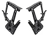 Hood Hinge Kit Fits Select 1967-1972 Chevy and GMC Trucks, Blazer, Jimmy & Suburban - image 1