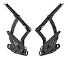 Hood Hinges w/Springs Fits Select 1968-1979 Chevy Bel Air, Biscayne, Caprice, Chevelle, El Camino, Impala, Nova, Pontiac Ventura - image 1