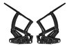 Hood Hinges w/Springs Fits Select 1968-1979 Chevy Bel Air, Biscayne, Caprice, Chevelle, El Camino, Impala, Nova, Pontiac Ventura - image 2