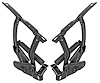 Hood Hinges w/Springs for 1969 Chevrolet Bel Air, Biscayne, Caprice, Chevelle, El Camino, Impala - image 1