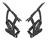 Hood Hinges w/Springs Fits Select 1970-1972 Chevrolet Models and 1971-1972 GMC Sprint - image 1
