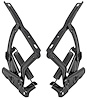 Hood Hinges w/Springs for 1968-1970 Pontiac Tempest, 1968-1972 Pontiac GTO & Lemans - image 1