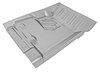 Front Floor Pan Section for Select 1970-1974 Mopar B & E-Body Vehicles [Right, Passenger Side] - image 3