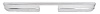 Rear Bumper Fits Select 1973-1980 Chevrolet & GMC Fleetside Trucks, Blazer, Jimmy, Suburban w/o Impact Strip Holes [Chrome] - image 1