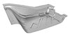 Rear Floor Pan for Select 1971-1974 Mopar B-Body Vehicles [Left/Driver Side] - image 2
