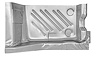 Rear Floor Pan for 1970-1974 Plymouth Barracuda [Right/Passenger Side] - image 1