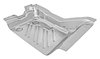 Rear Floor Pan for 1970-1974 Plymouth Barracuda [Right/Passenger Side] - image 2