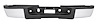 Rear Step Bumper for 2007-2010 Chevrolet Silverado & GMC Sierra 3500HD Dually Rear Trucks, w/out Backup Sensor Holes [Chrome] - image 1