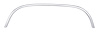 Rear Wheel Well Molding for Select 1988-2000 Chevrolet & GMC Trucks/SUVs [Right/Passenger Side] - image 1