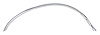 Front Wheel Well Molding for 1987-1996 Ford Bronco, 1987-1998 Ford F150, F250, F350 Trucks [Left/Driver Side] - image 1