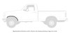 Front Wheel Well Molding for 1987-1996 Ford Bronco, 1987-1998 Ford F150, F250, F350 Trucks [Left/Driver Side] - image 4