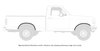 Front and Rear Wheel Well Molding Kit for 1987-1996 Ford Bronco, 1987-1998 Ford F-150, F-250, F-350 Trucks - image 3