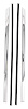 Quarter Window Molding for Select 1968-1972 GM A-Body Vehicles - image 1