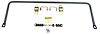 Front Sway Bar Kit for Select 1973-1979 Ford F100 & F150 2WD Trucks [1 in.] - image 1