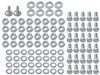 Front Bumper Bolt Kit for 1962 Chevrolet Bel-Air, Biscayne, Impala - image 2