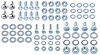 Rear Bumper Bolt Kit for 1959 Chevrolet Bel-Air, Biscayne, Impala - image 1