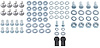 Rear Bumper Bolt Kit for 1962 Chevrolet Bel-Air, Biscayne, Impala - image 1