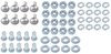 Rear Bumper Bolt Kit for 1962 Chevrolet Bel-Air, Biscayne, Impala - image 2