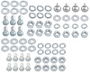Rear Bumper Bolt Kit for 1965-1966 Chevrolet Bel-Air, Biscayne, Caprice, Impala - image 1