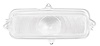 Parking Light Lens for Select 1960-1966 Chevrolet & GMC Trucks [Clear] - image 1
