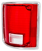 Tail Light Lenses for Select 1973-1991 Chevrolet & GMC Trucks [Left/Driver Side w/Trim] - image 1