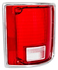 Tail Light Lenses for Select 1973-1991 Chevrolet & GMC Trucks [Right/Passenger Side w/Trim] - image 1