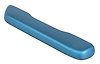 Armrest Pad Fits Select 1968-1972 GM Models, Front [Right/Passenger Side, Medium Blue] - image 1