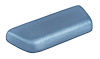 Armrest Pad Fits Select 1968-1969 GM Models, 1969-1974 Chevrolet Nova, Rear [Left/Driver Side, Medium Blue] - image 1