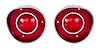 LED Tail Light Lens Kit for 1972 Chevy Chevelle - image 1