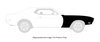 Front Fender for 1971-1972 Mustang w/Lamp Hole [Right/Passenger Side] - image 4