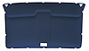 ABS Plastic Headliner for 1973-1987 Chevrolet/GMC Standard Cab Truck [Foambacked Perforated Vinyl, Blue] - image 1